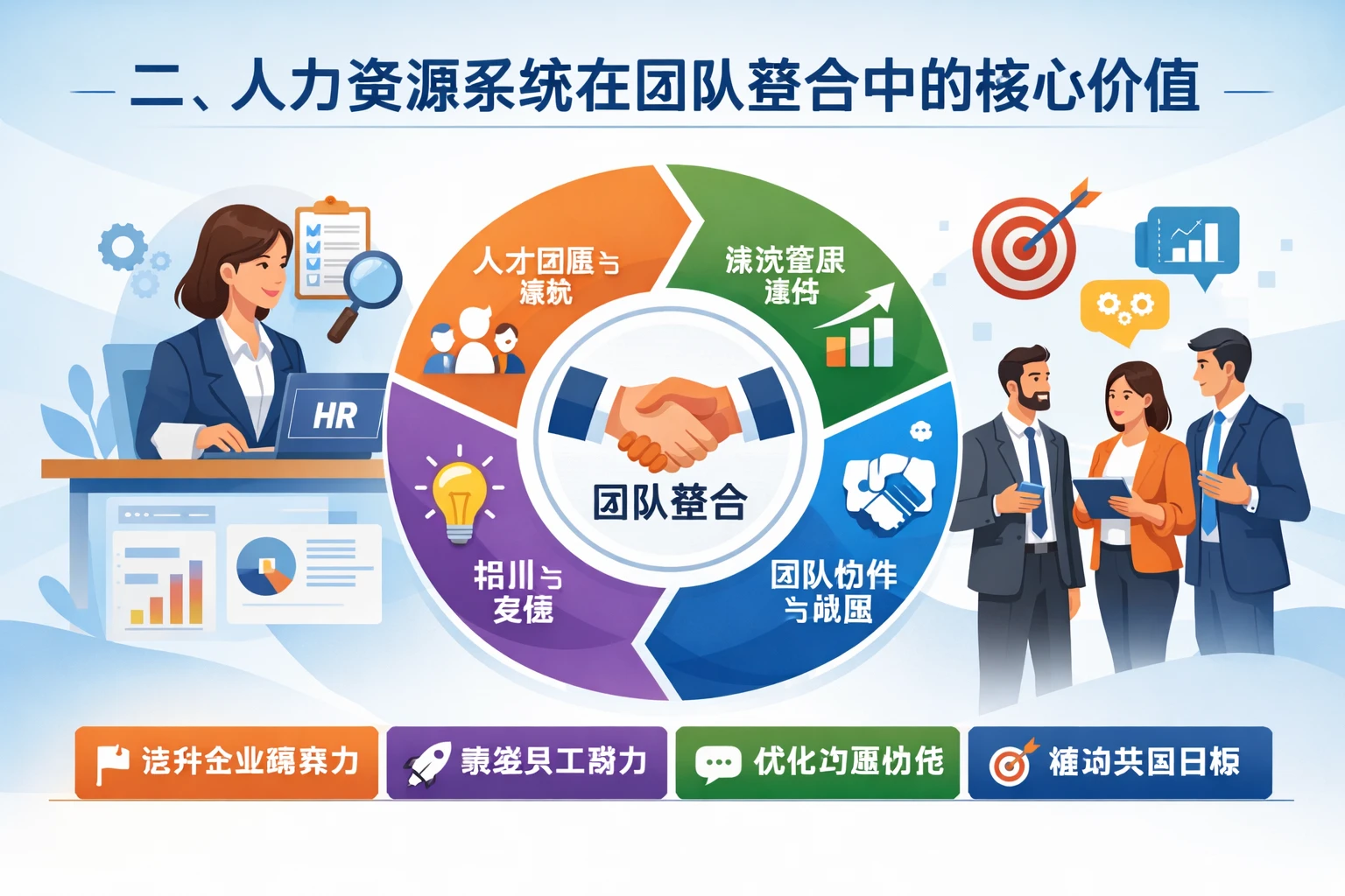 二、人力资源系统在团队整合中的核心价值