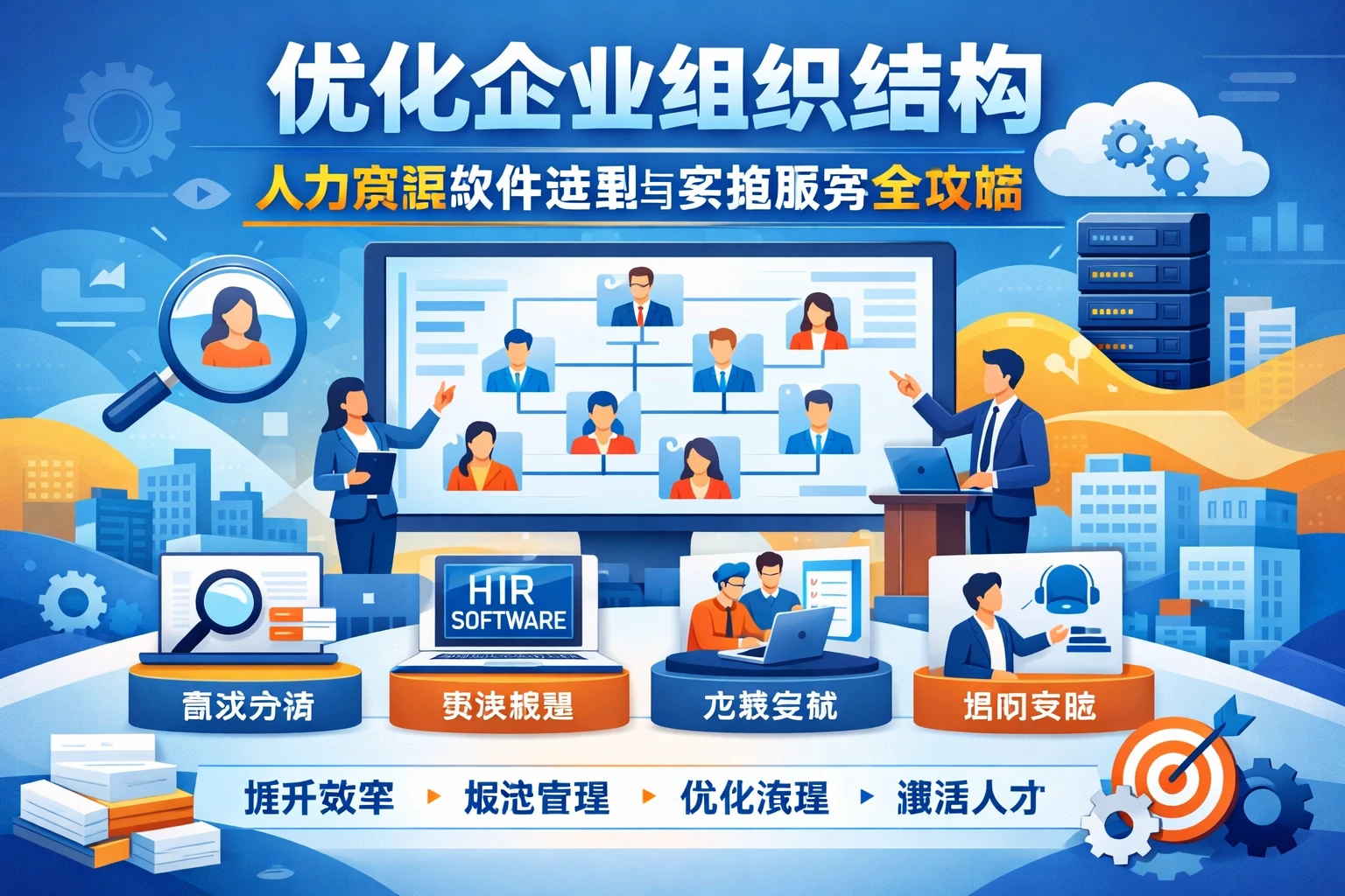 优化企业组织结构：人力资源软件选型与实施服务全攻略