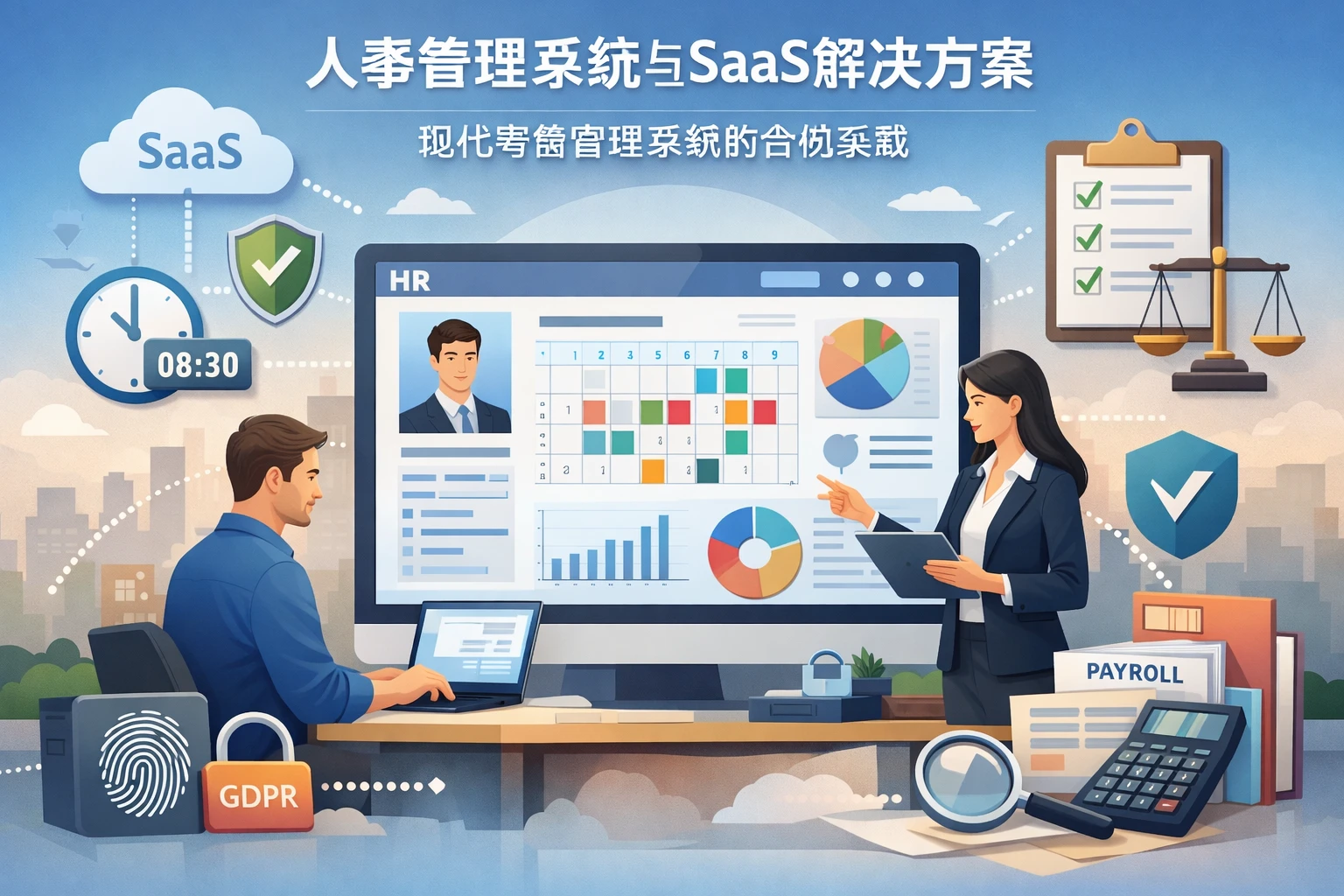 人事管理系统与SaaS解决方案：现代考勤管理系统的合规实践