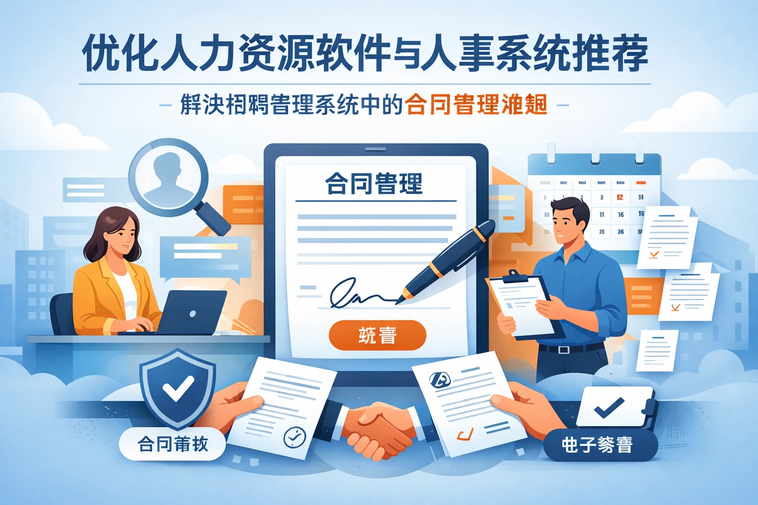 优化人力资源软件与人事系统推荐：解决招聘管理系统中的合同管理难题