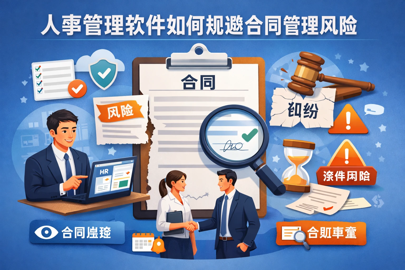 人事管理软件如何规避合同管理风险