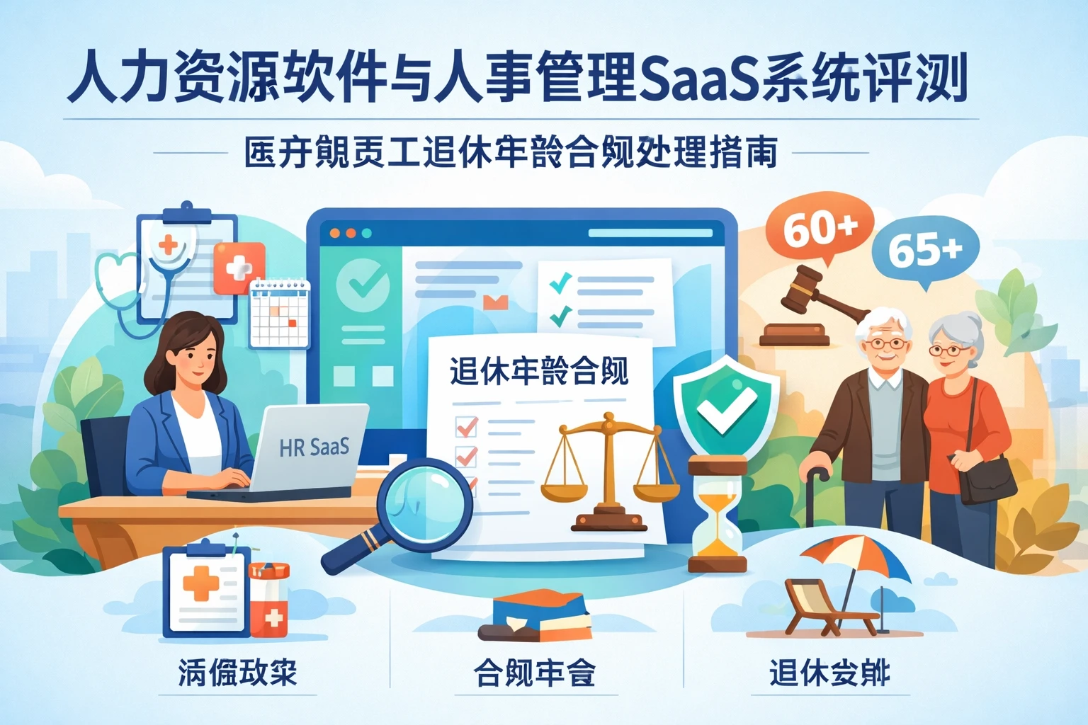 人力资源软件与人事管理SaaS系统评测：医疗期员工退休年龄合规处理指南