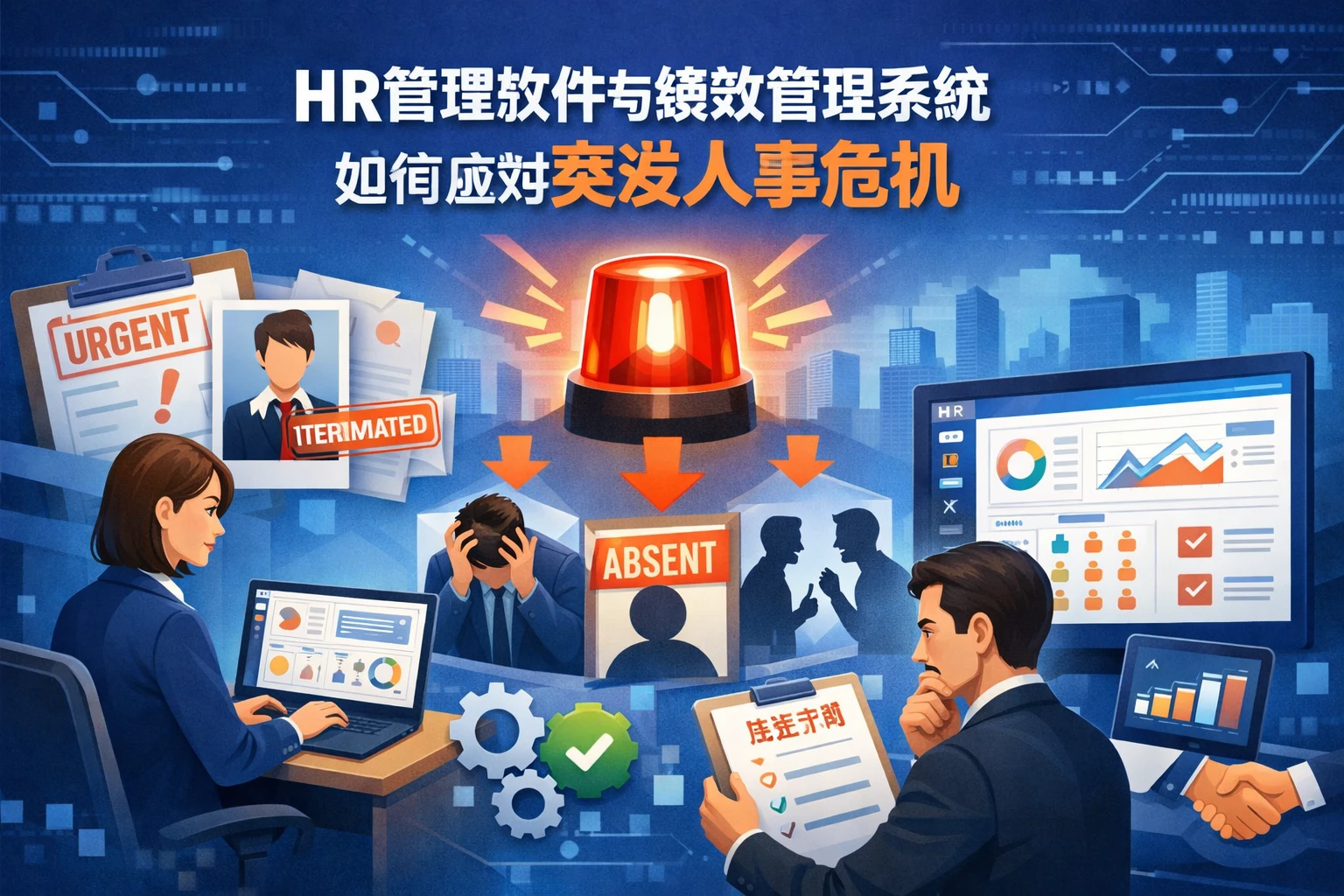 HR管理软件与绩效管理系统如何应对突发人事危机