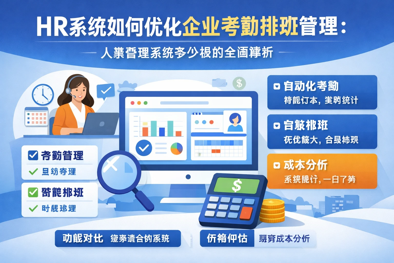 HR系统如何优化企业考勤排班管理：人事管理系统多少钱的全面解析