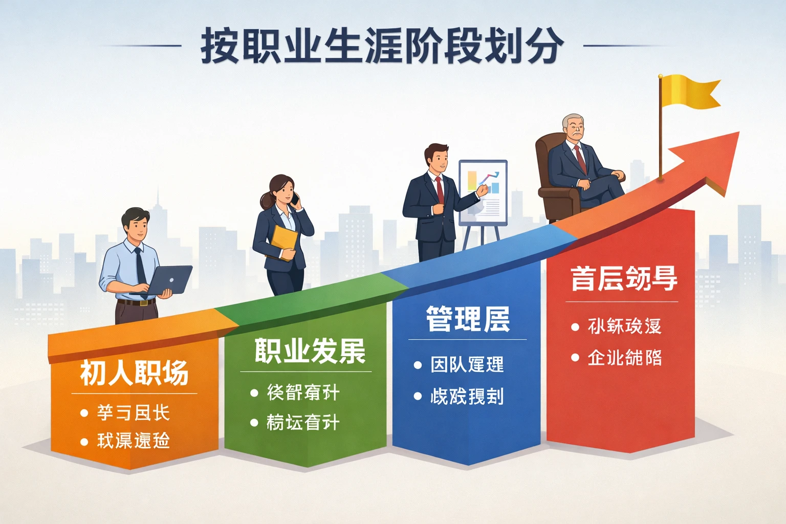 按职业生涯阶段划分