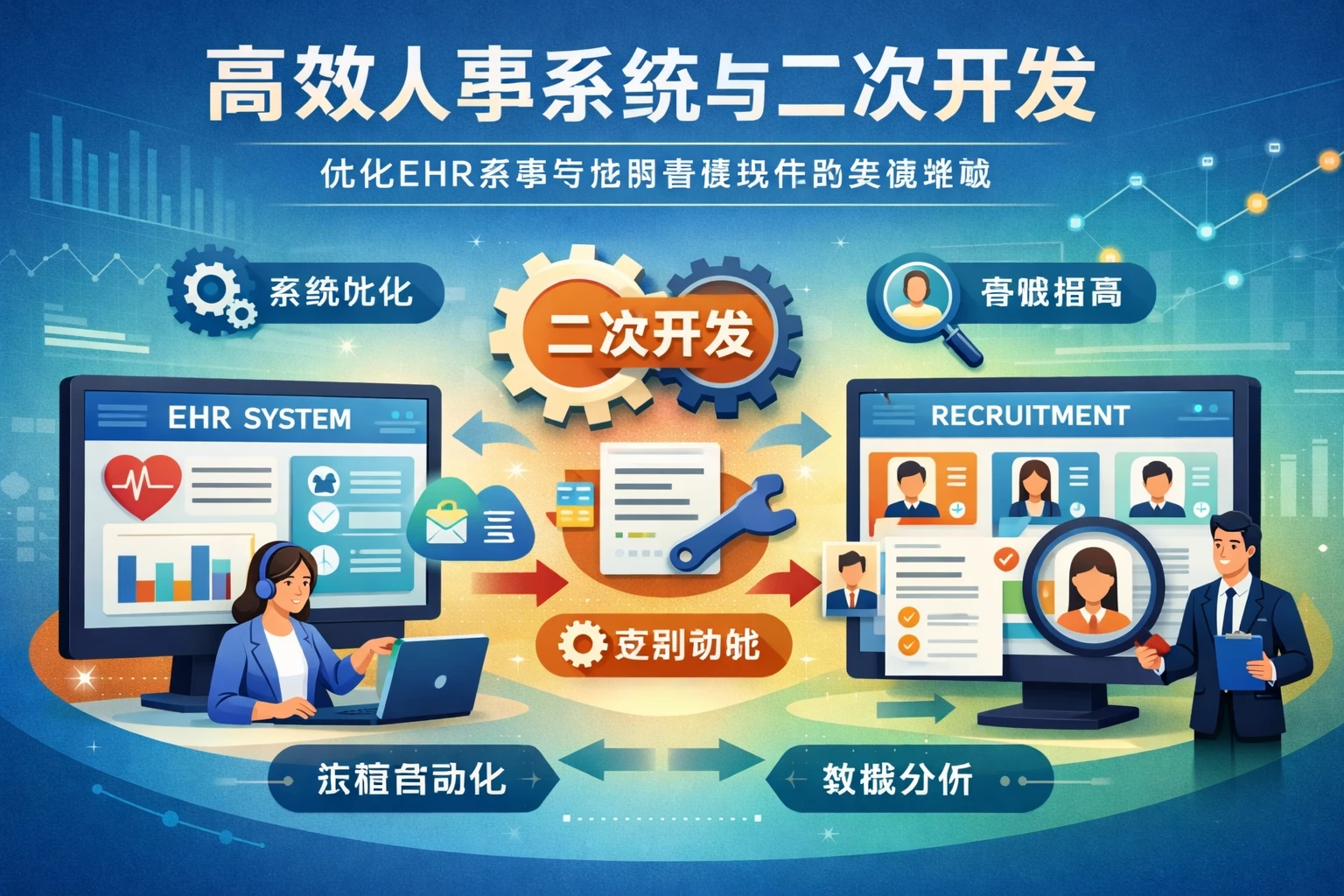 高效人事系统与二次开发:优化EHR系统与招聘管理软件的关键策略