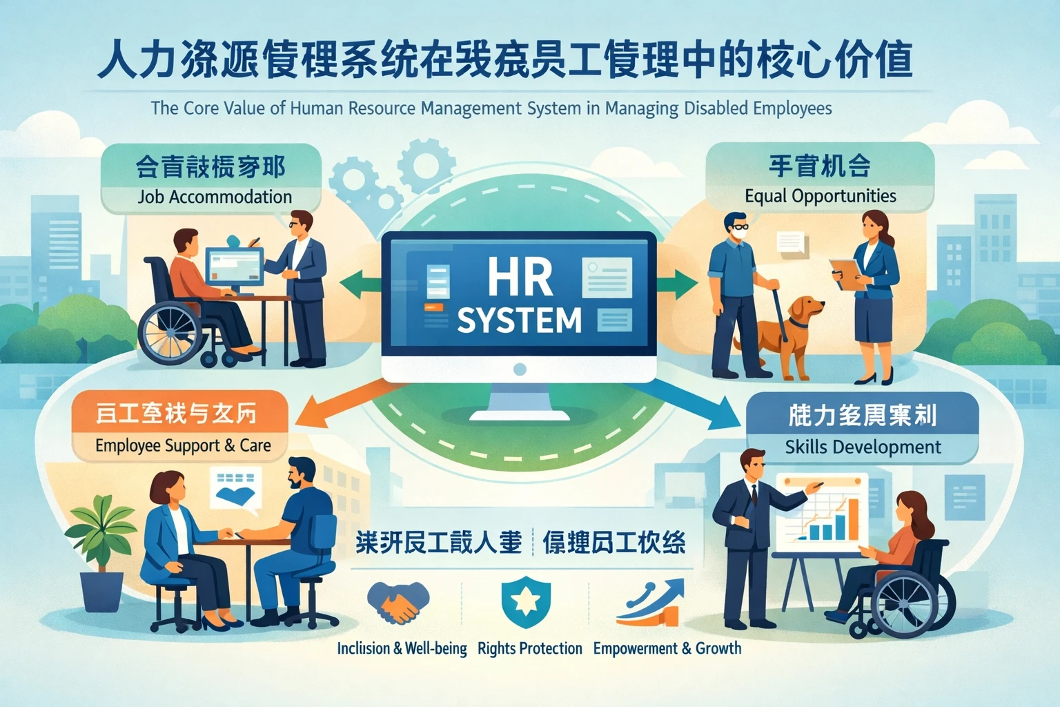 人力资源管理系统在残疾员工管理中的核心价值