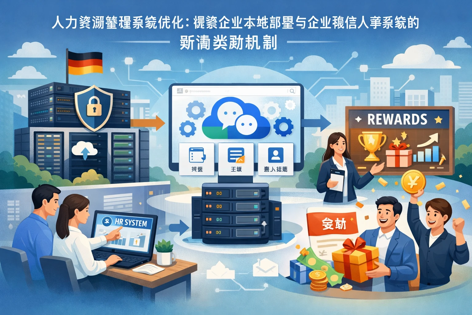 人力资源管理系统优化:德资企业本地部署与企业微信人事系统的创新奖励机制