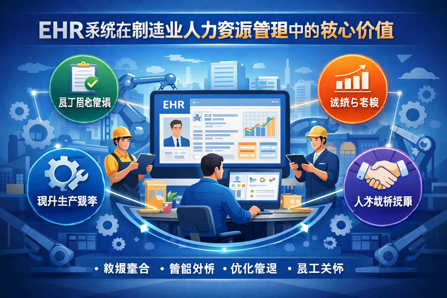 EHR系统在制造业人力资源管理中的核心价值