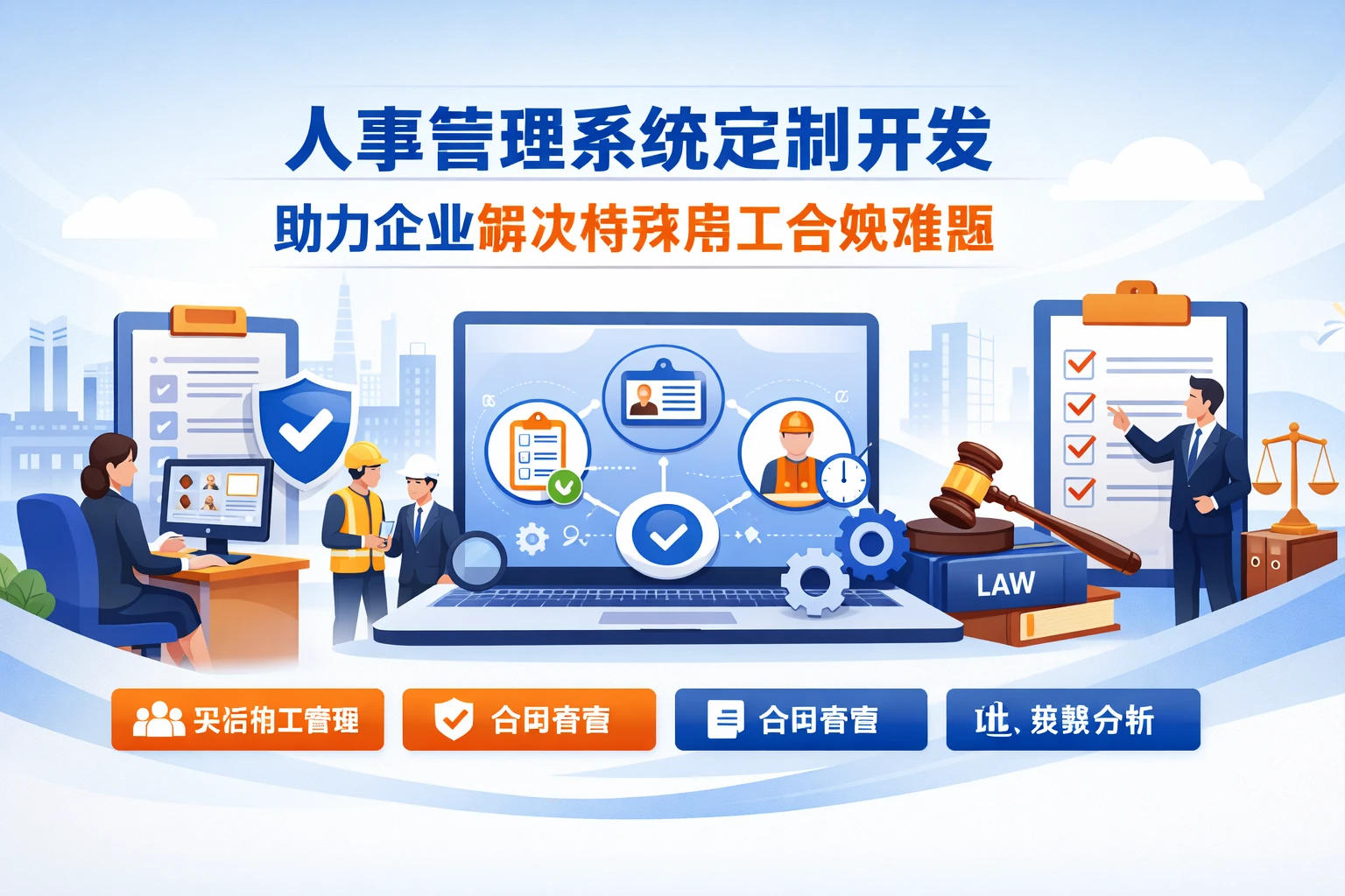 人事管理系统定制开发助力企业解决特殊用工合规难题