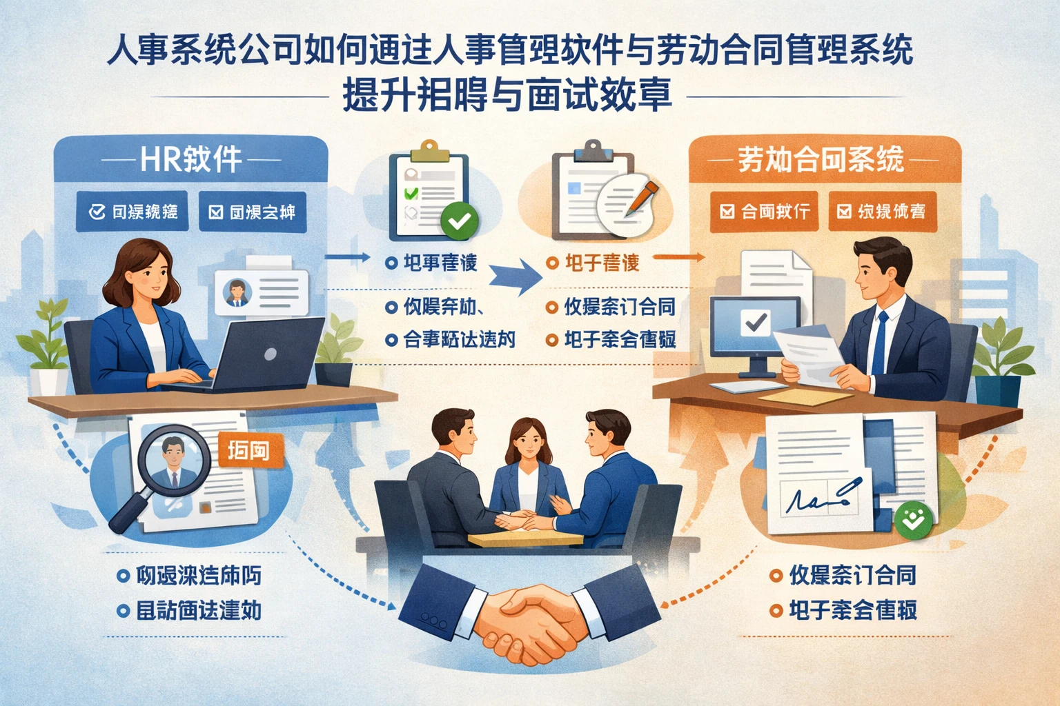 人事系统公司如何通过人事管理软件与劳动合同管理系统提升招聘与面试效率