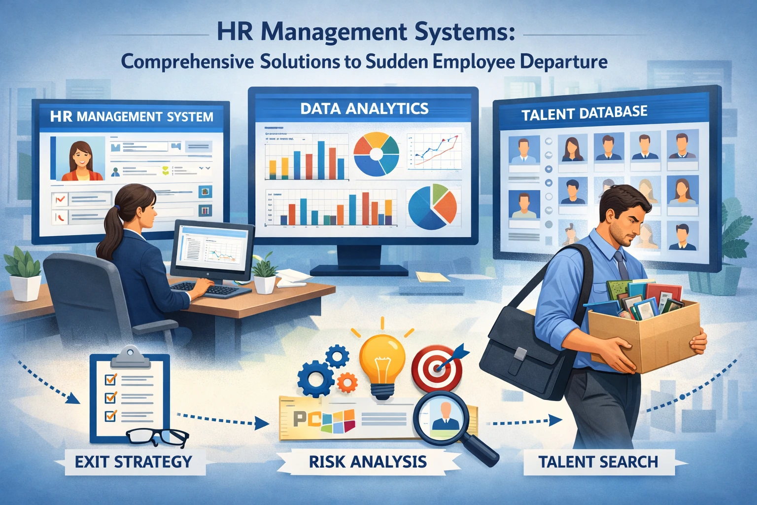 人事管理系统、人事数据分析系统与人才库管理系统：应对员工突然离职的全面解决方案