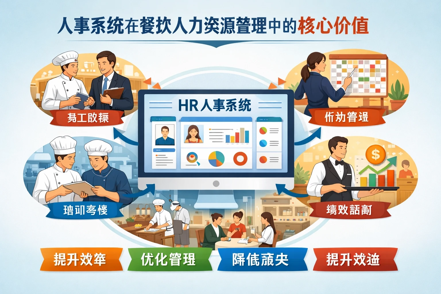 人事系统在餐饮人力资源管理中的核心价值