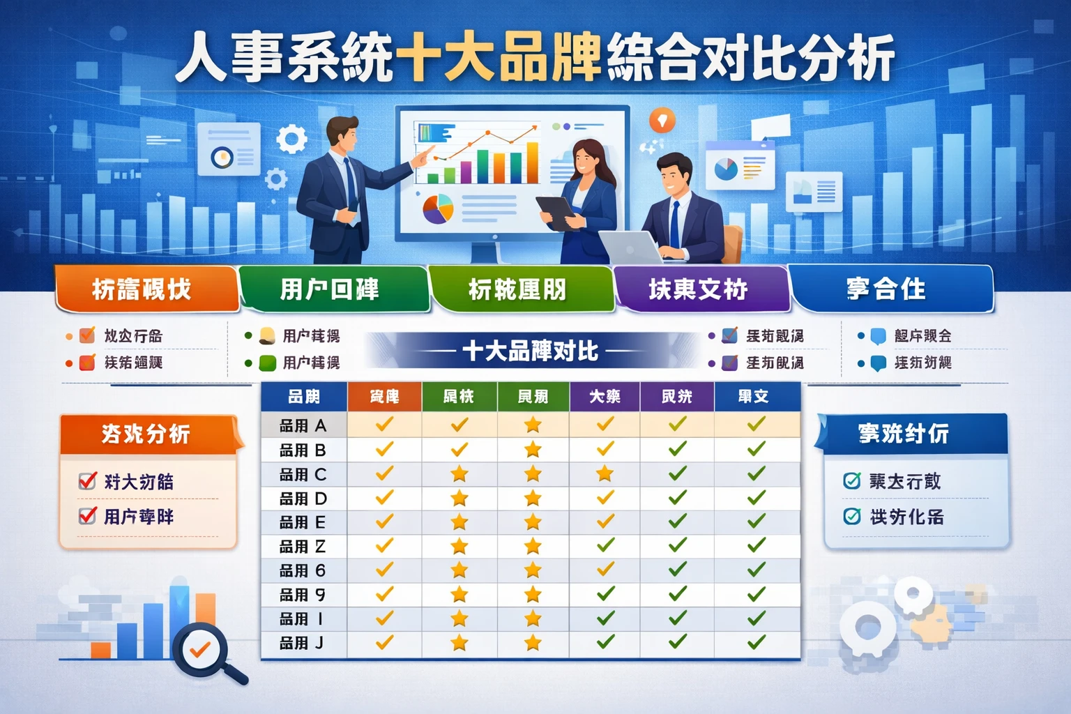 人事系统十大品牌综合对比分析