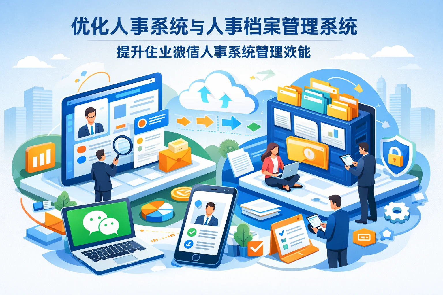 优化人事系统与人事档案管理系统，提升企业微信人事系统管理效能