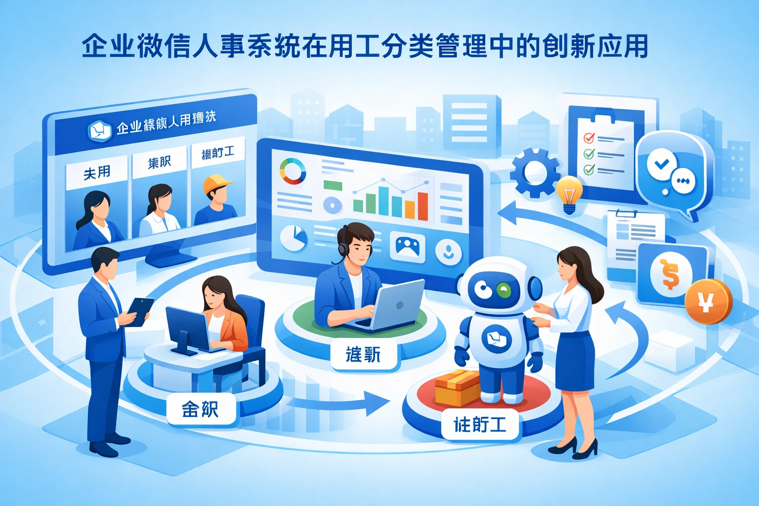 企业微信人事系统在用工分类管理中的创新应用