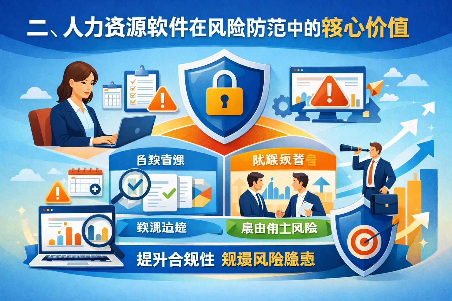 二、人力资源软件在风险防范中的核心价值
