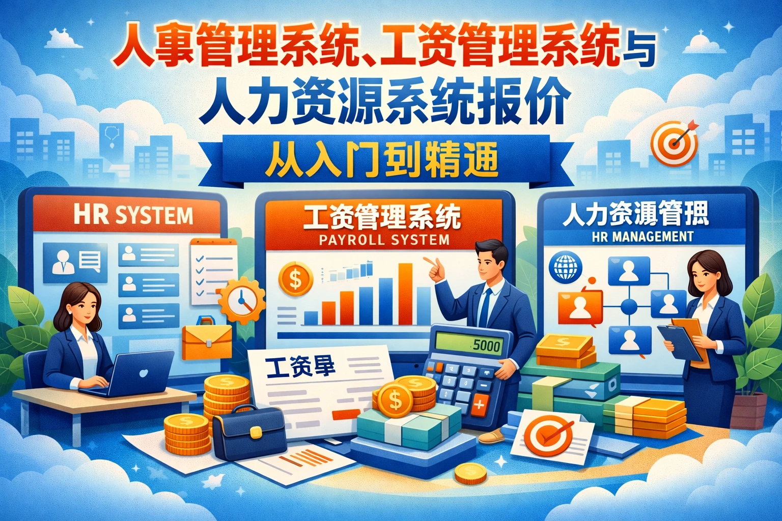 人事管理系统、工资管理系统与人力资源系统报价：从入门到精通