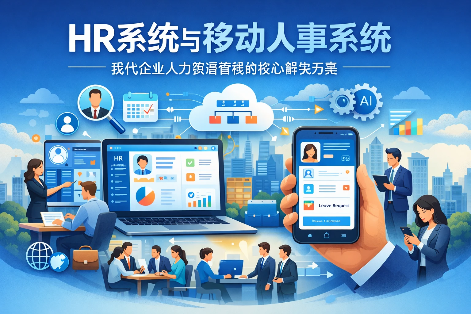 HR系统与移动人事系统：现代企业人力资源管理的核心解决方案