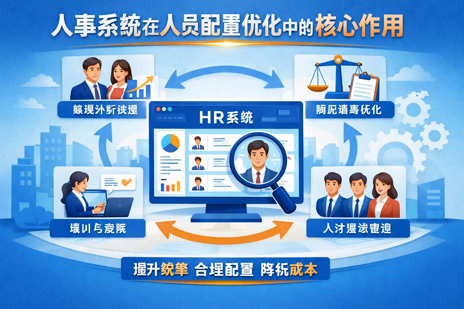 人事系统在人员配置优化中的核心作用