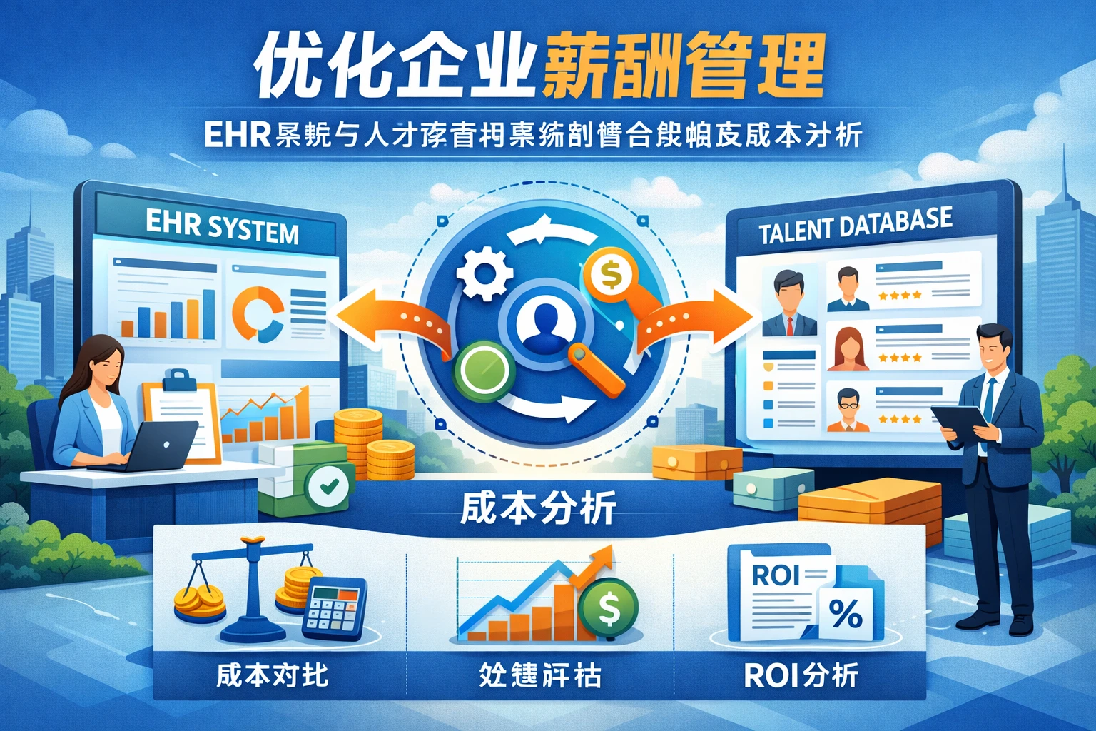 优化企业薪酬管理：EHR系统与人才库管理系统的整合策略及成本分析