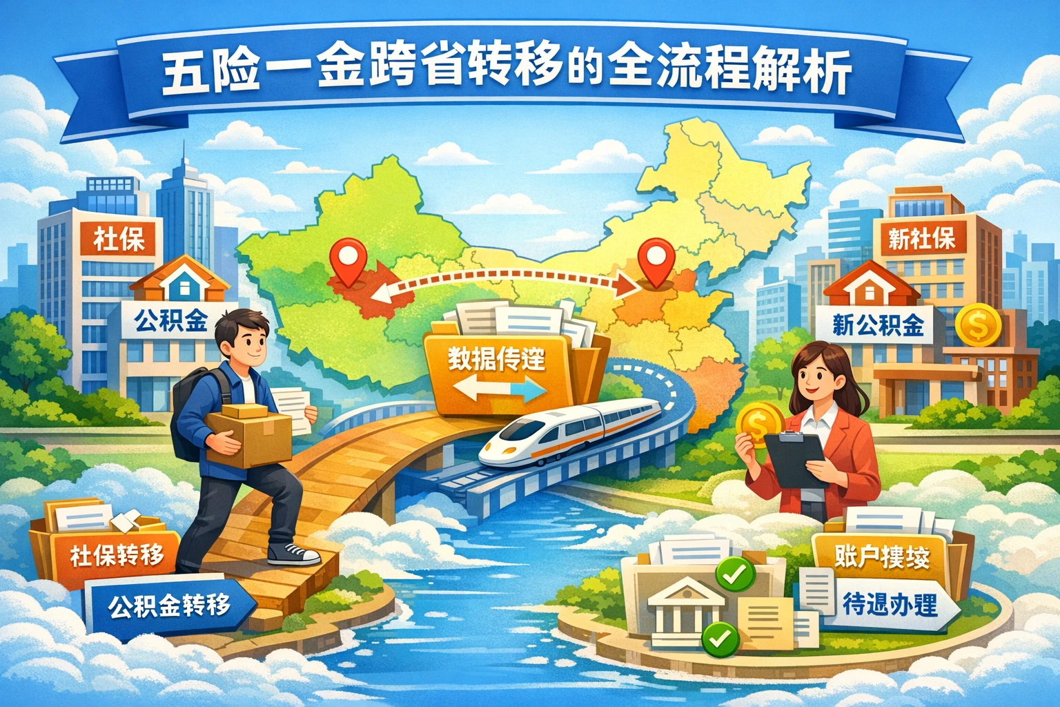 五险一金跨省转移的全流程解析