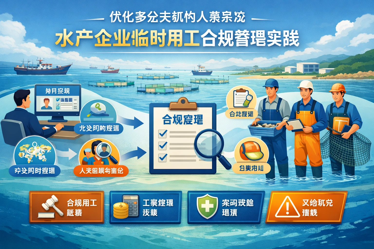 优化多分支机构人事系统：水产企业临时用工合规管理实践