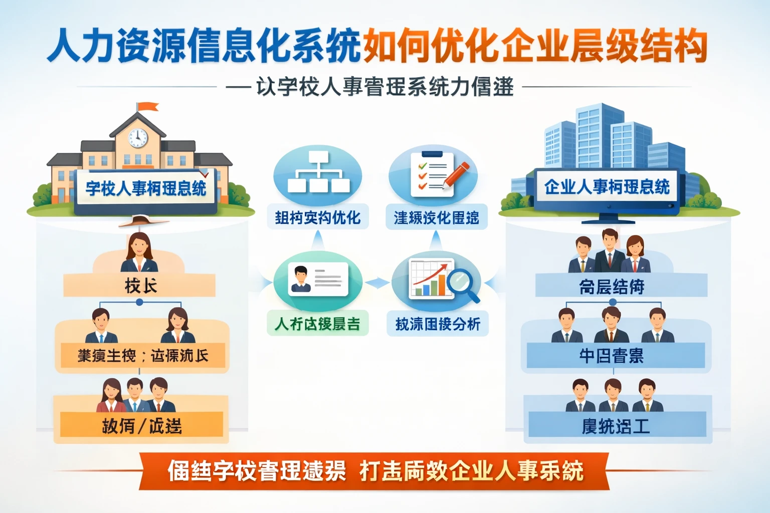 人力资源信息化系统如何优化企业层级结构——以学校人事管理系统为借鉴