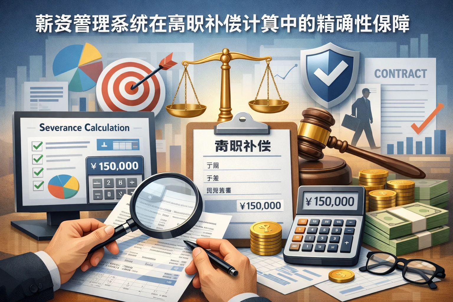 薪资管理系统在离职补偿计算中的精确性保障