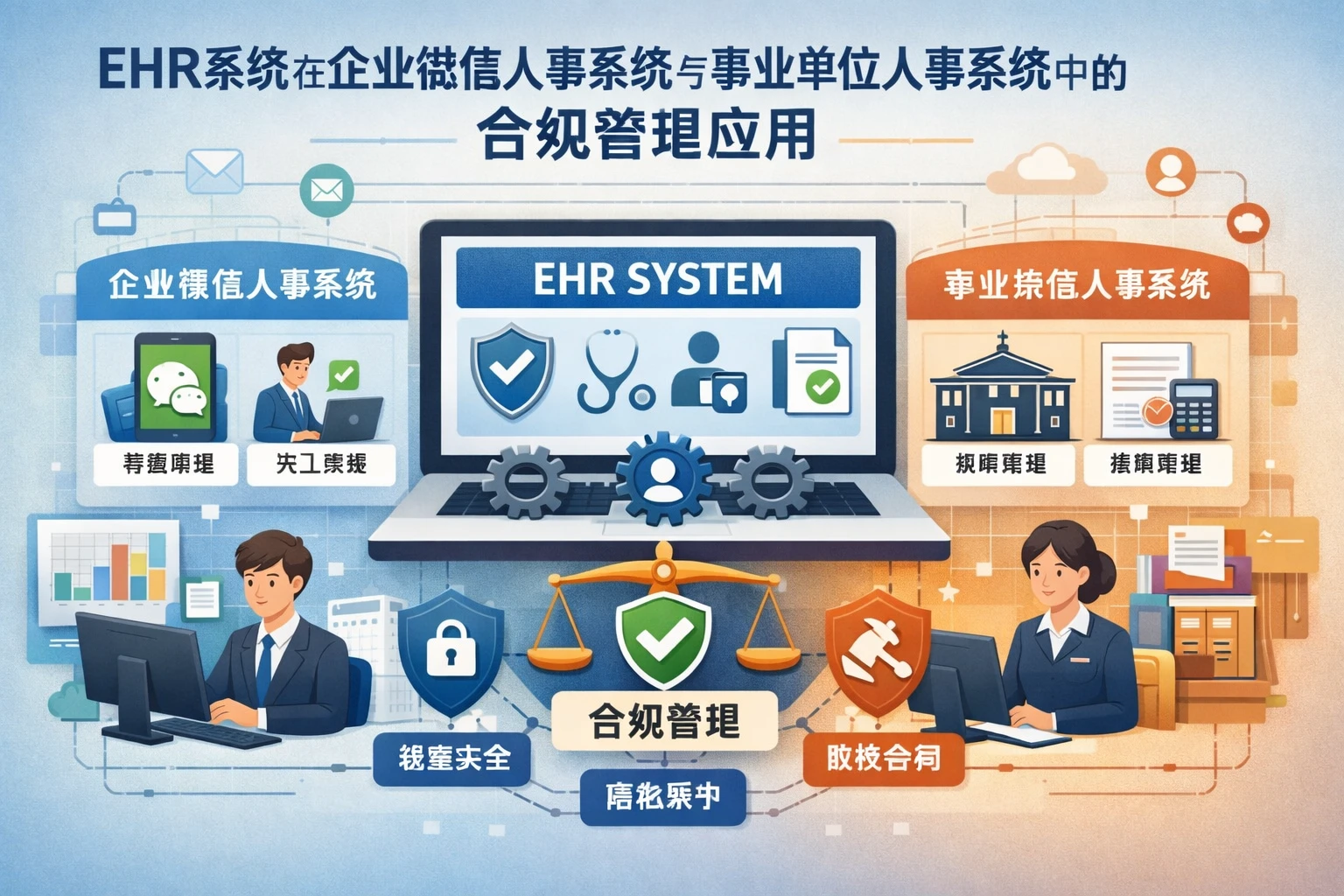 ehr系统在企业微信人事系统与事业单位人事系统中的合规管理应用