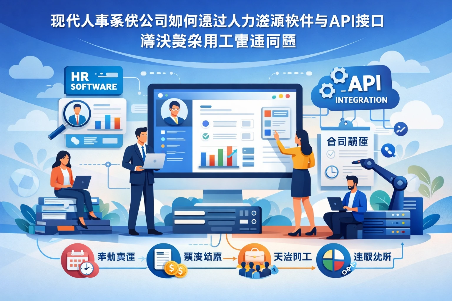 现代人事系统公司如何通过人力资源软件与API接口解决复杂用工管理问题