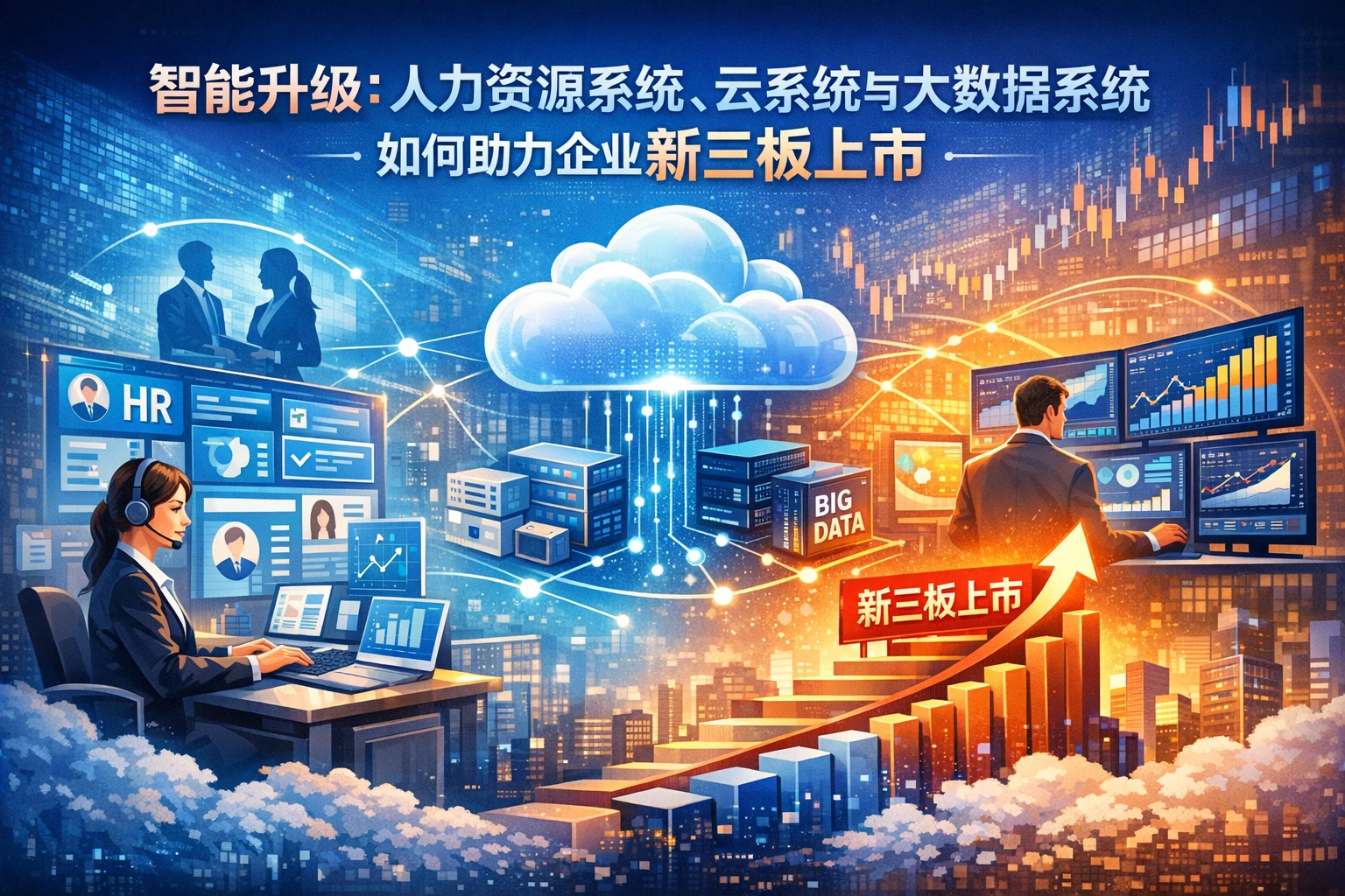智能升级：人力资源系统、云系统与大数据系统如何助力企业新三板上市
