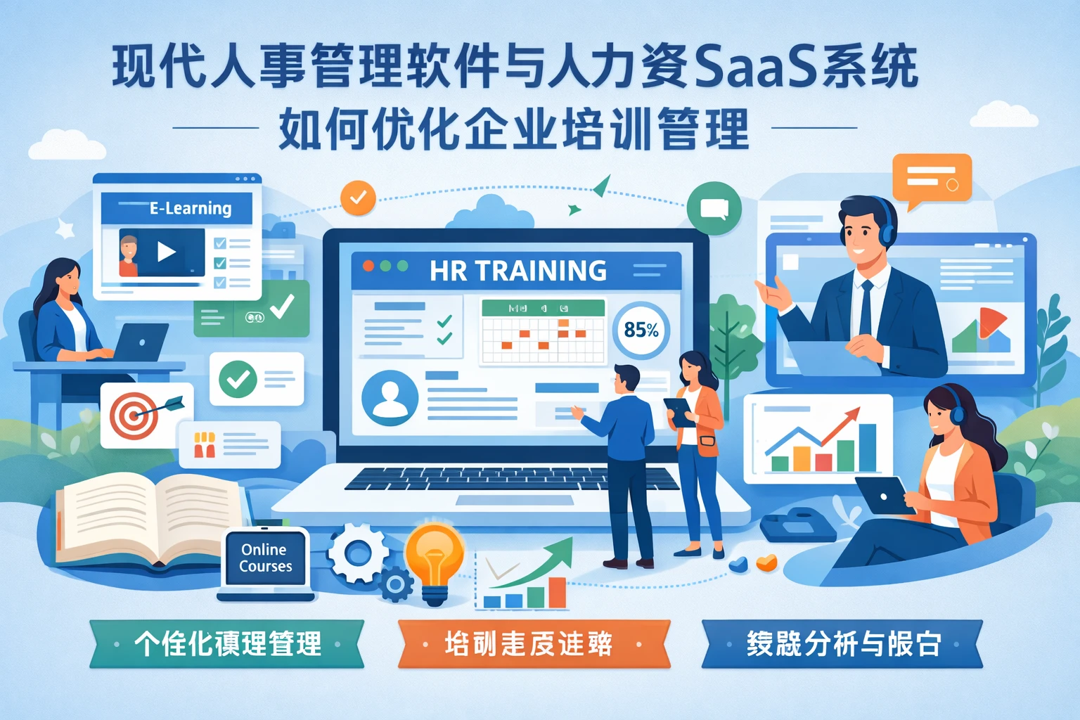 现代人事管理软件与人力资源SaaS系统如何优化企业培训管理