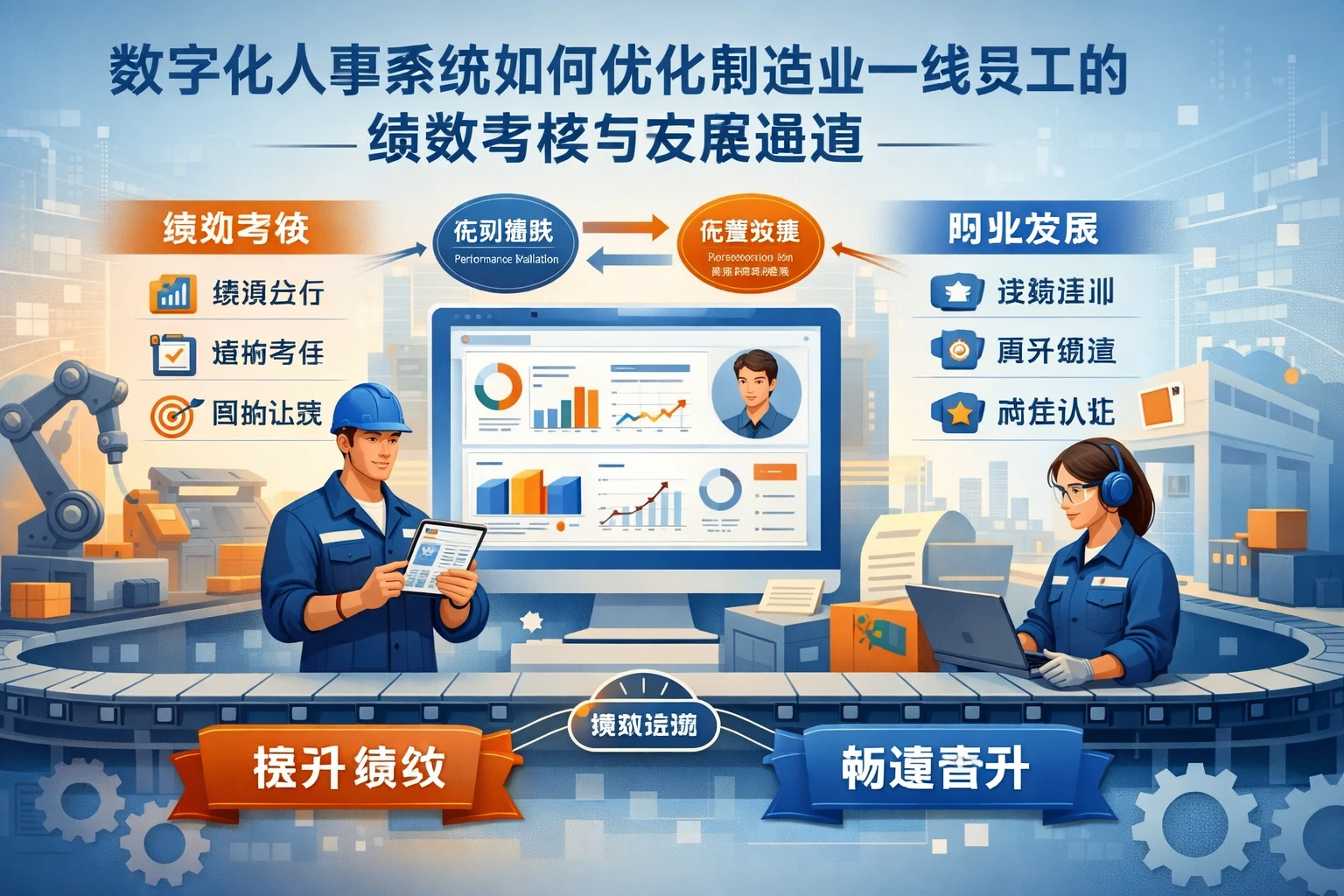 数字化人事系统如何优化制造业一线员工的绩效考核与发展通道