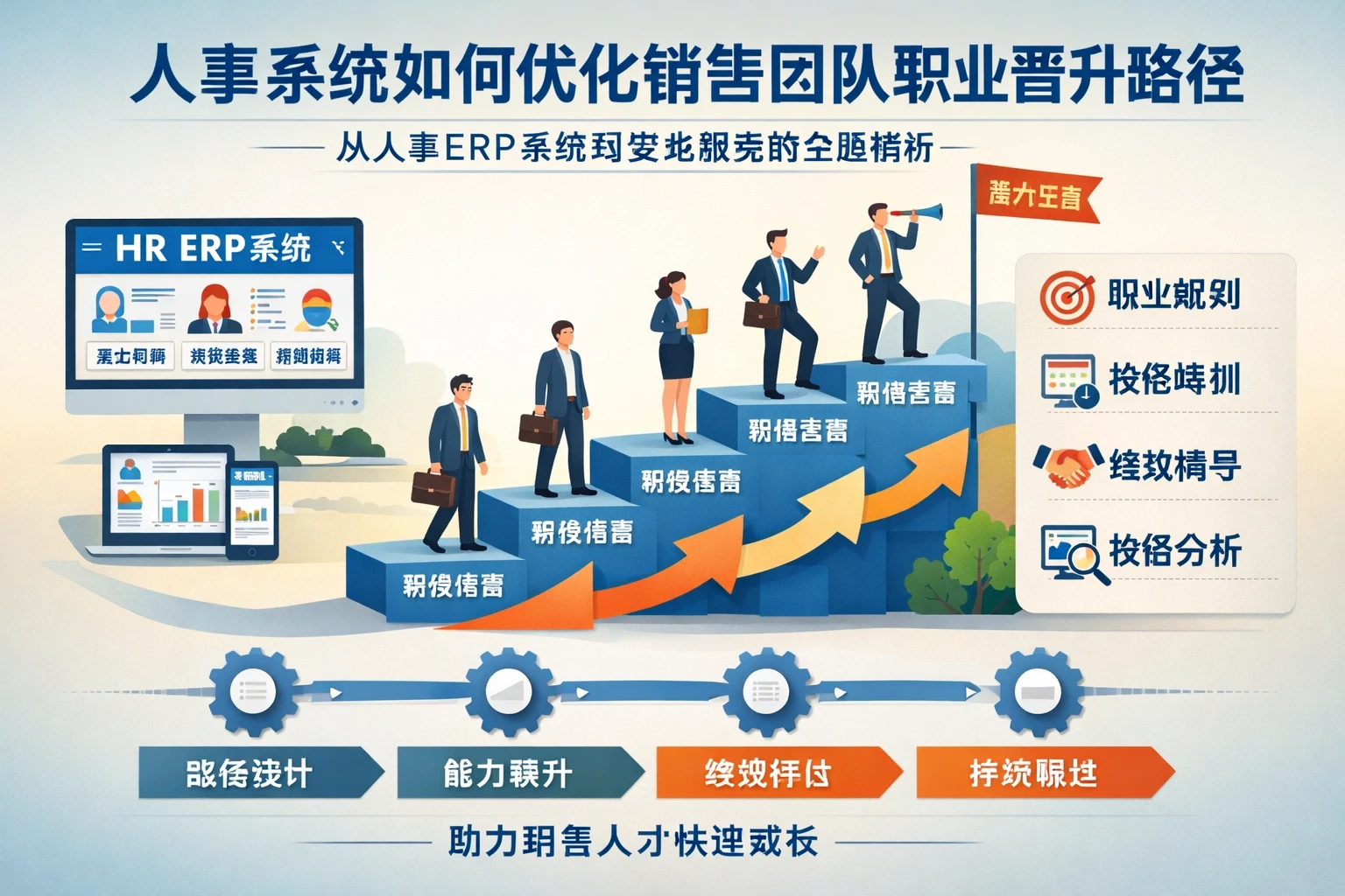 人事系统如何优化销售团队职业晋升路径：从人事ERP系统到实施服务的全面解析