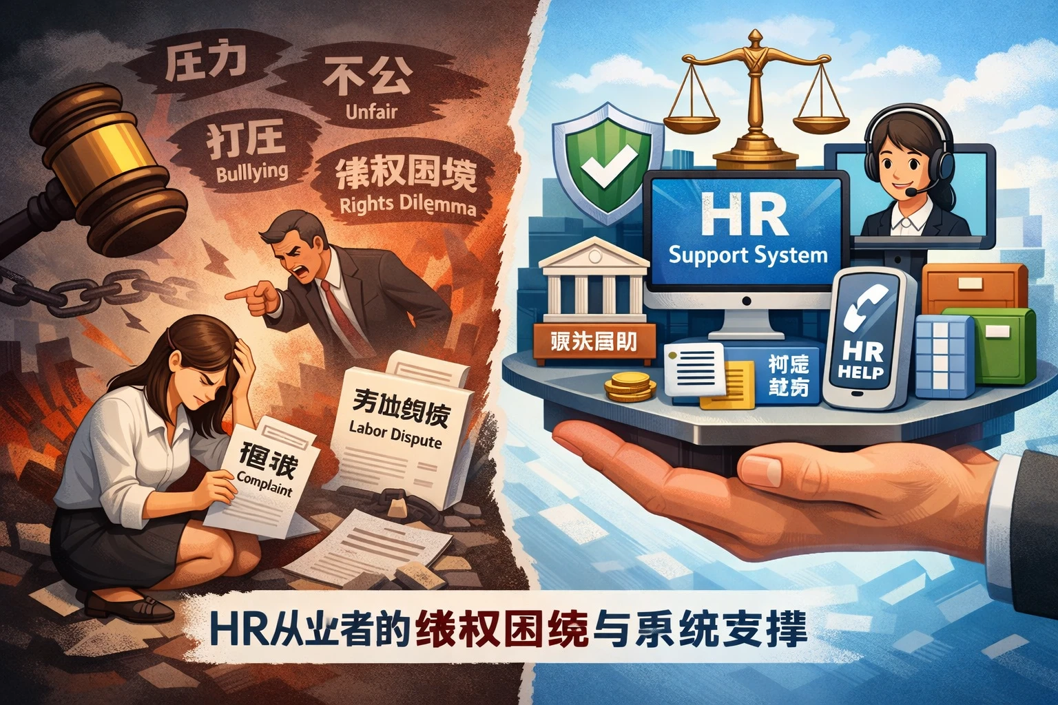 HR从业者的维权困境与系统支撑