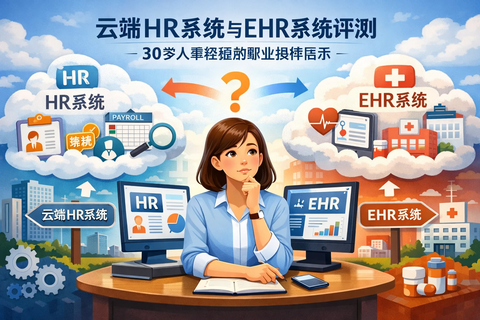 云端HR系统与EHR系统评测：30岁人事经理的职业抉择启示