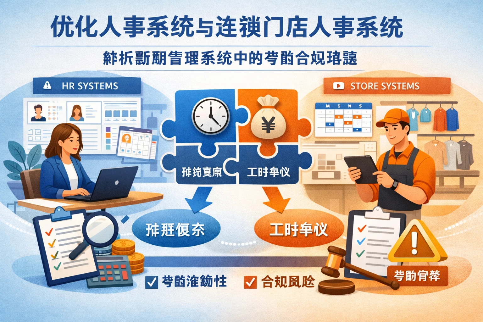 优化人事系统与连锁门店人事系统：解析薪酬管理系统中的考勤合规难题