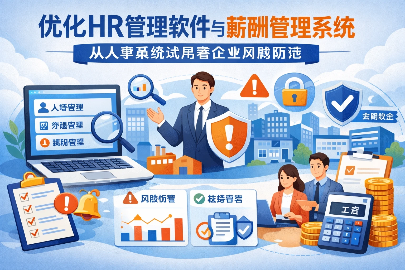 优化HR管理软件与薪酬管理系统：从人事系统试用看企业风险防范