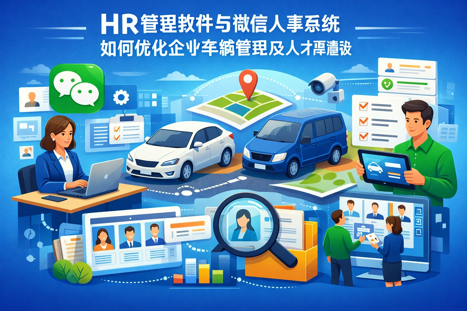 HR管理软件与微信人事系统如何优化企业车辆管理及人才库建设