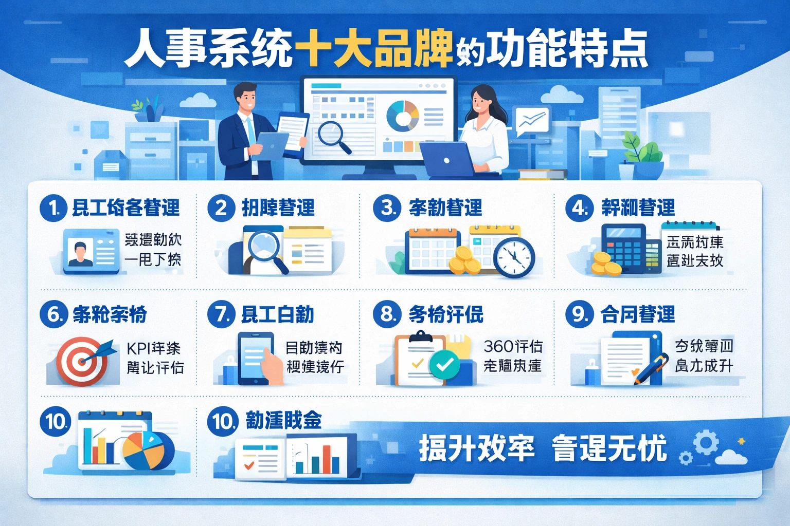 人事系统十大品牌的功能特点