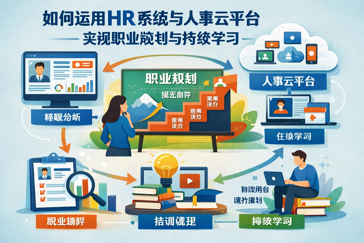 如何运用HR系统与人事云平台实现职业规划与持续学习