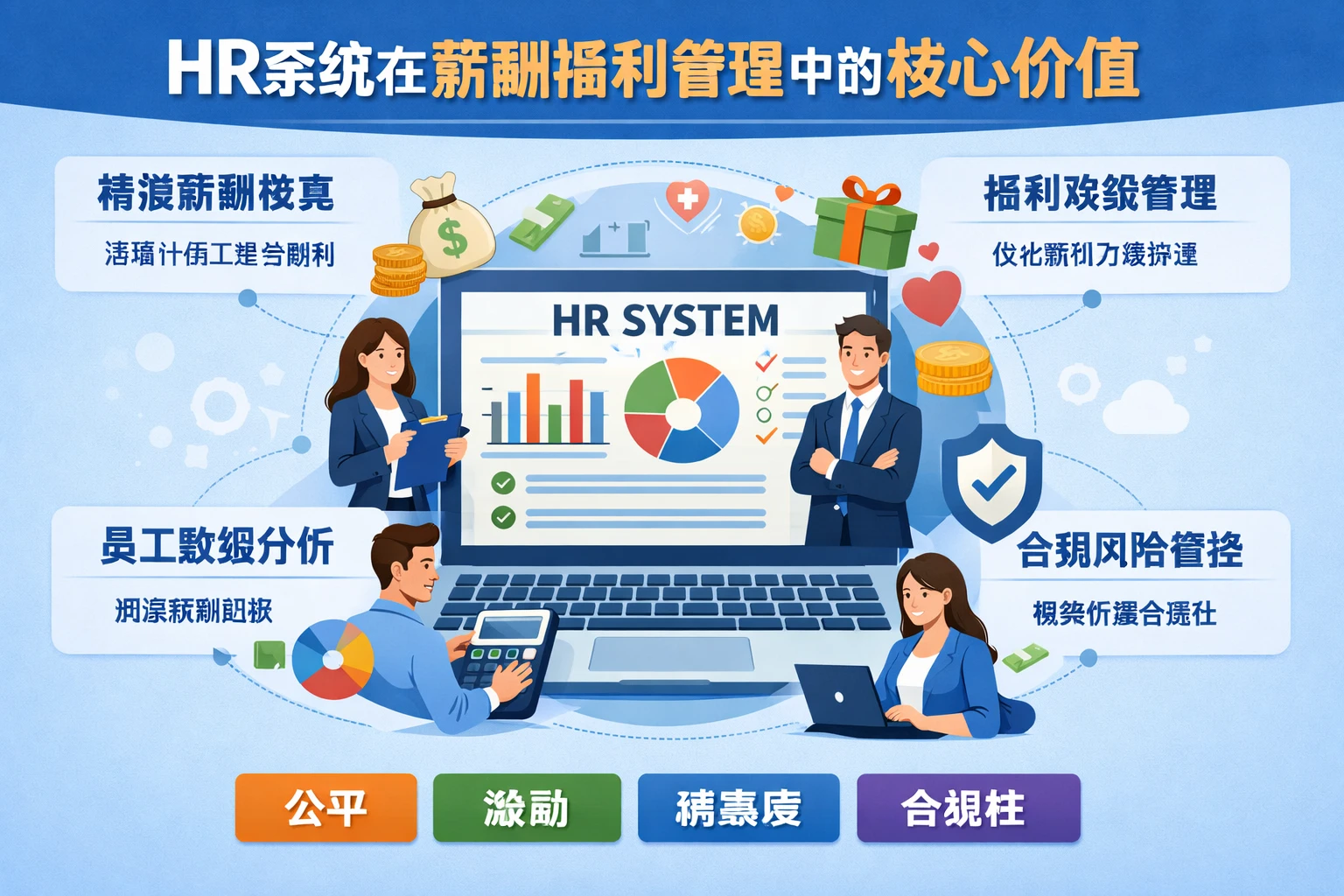 HR系统在薪酬福利管理中的核心价值