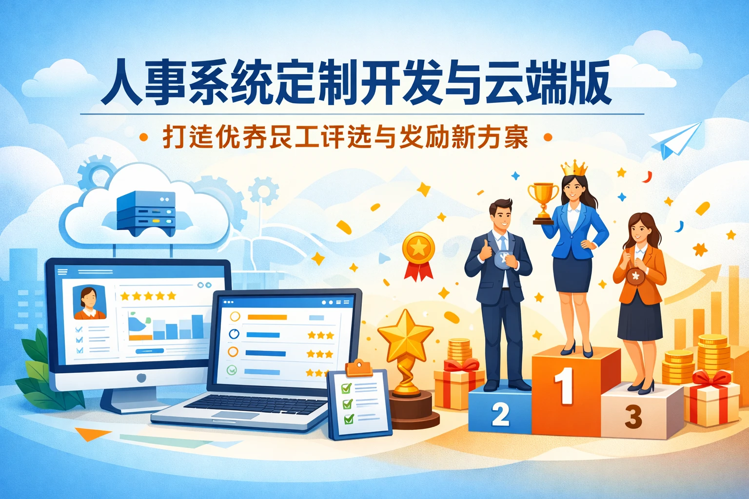 人事系统定制开发与云端版：打造优秀员工评选与奖励新方案