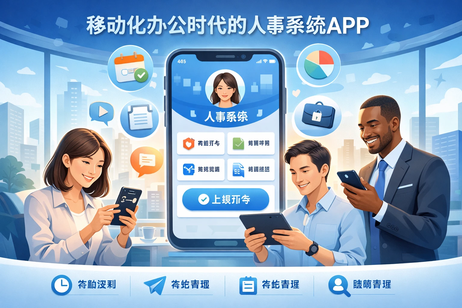 移动化办公时代的人事系统APP
