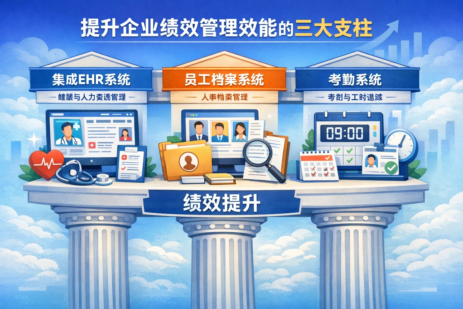 集成EHR系统、员工档案系统与考勤系统:提升企业绩效管理效能的三大支柱