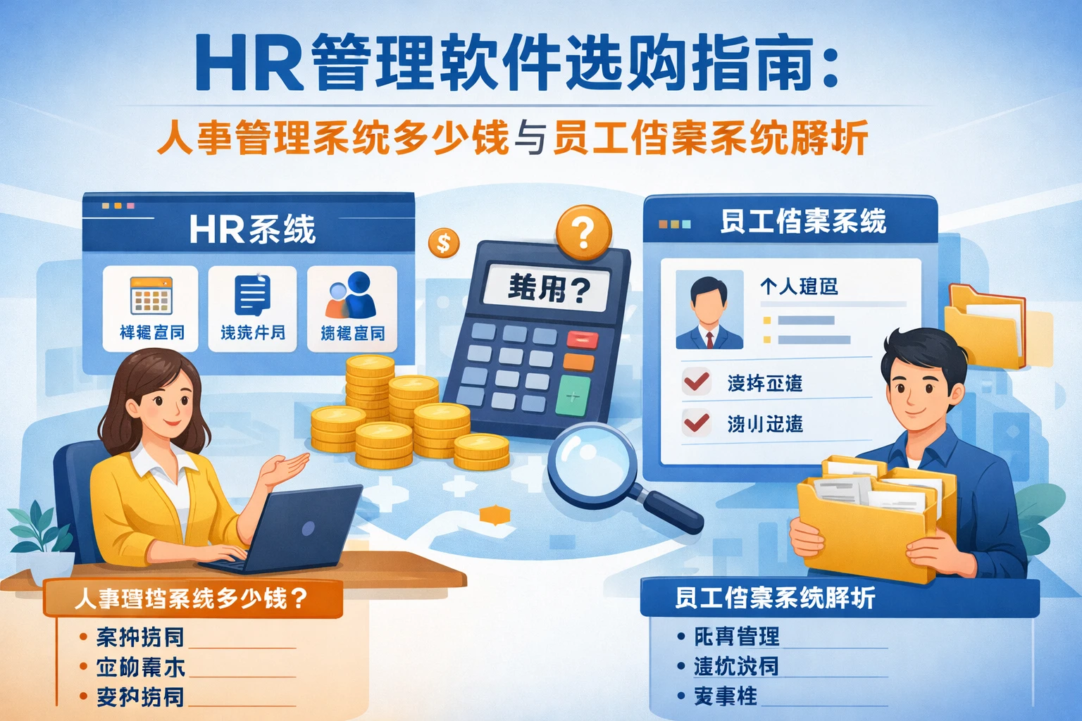 HR管理软件选购指南：人事管理系统多少钱与员工档案系统解析