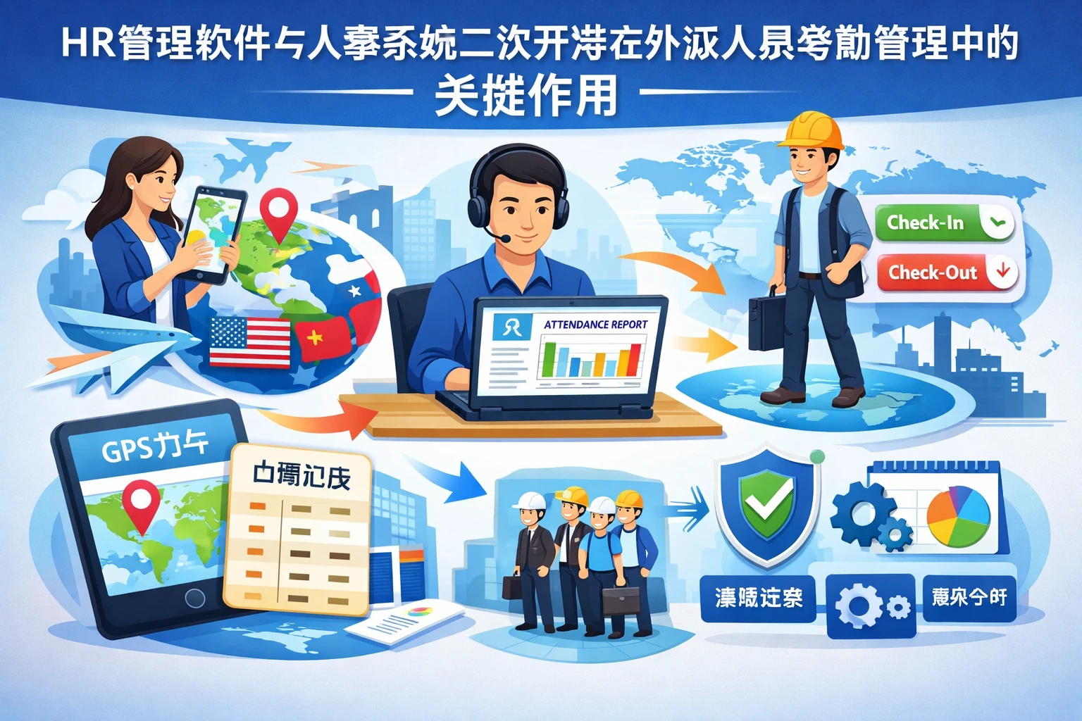 HR管理软件与人事系统二次开发在外派人员考勤管理中的关键作用