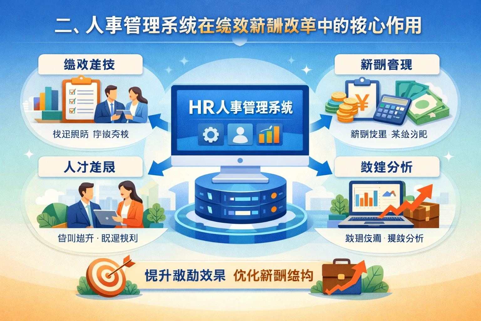 二、人事管理系统在绩效薪酬改革中的核心作用