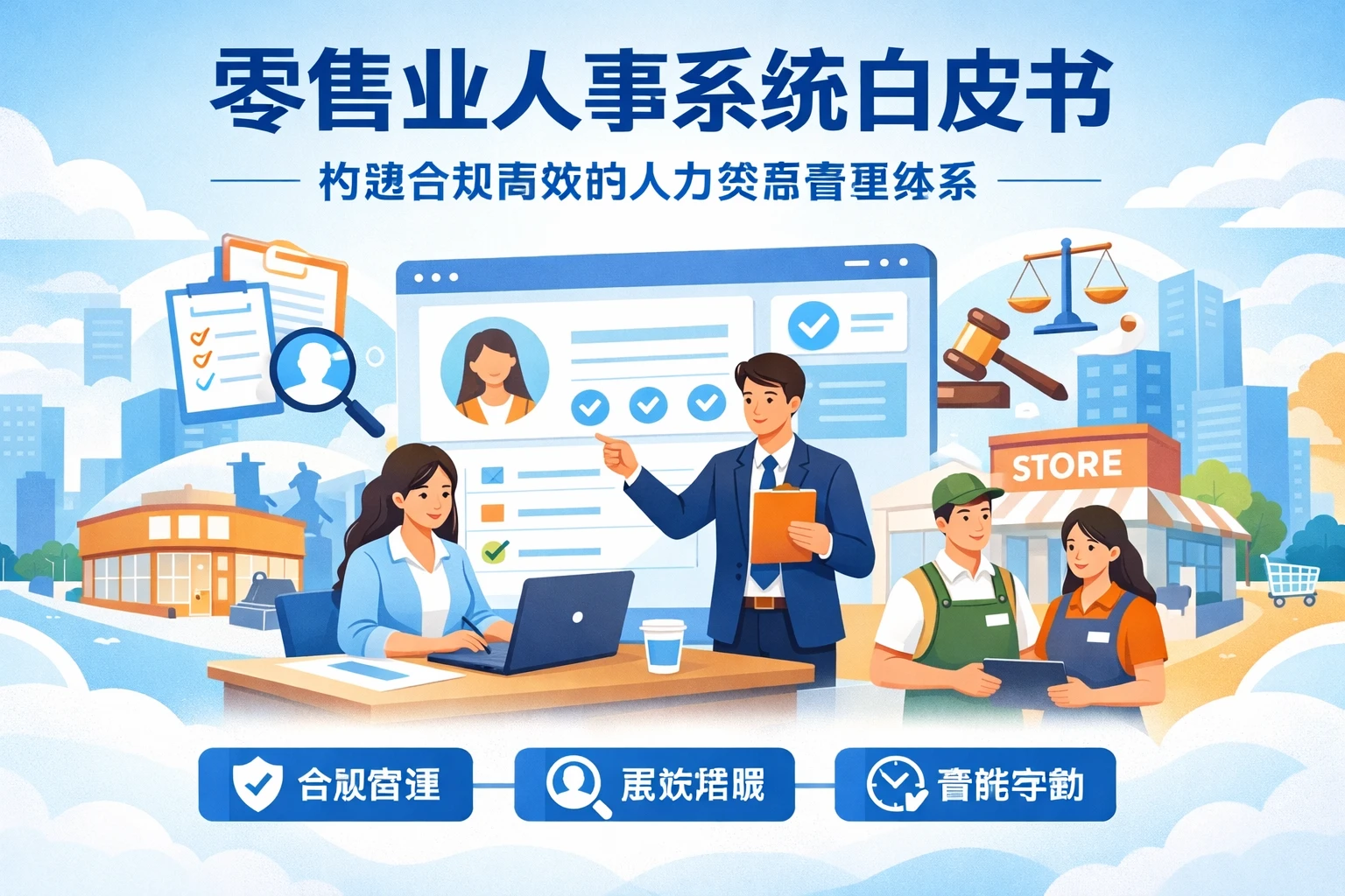 零售业人事系统白皮书:构建合规高效的人力资源管理体系